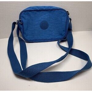 Kipling Nylon Adjustable Crossbody Bag In Teal Blue